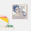 Roy Lichtenstein Prints Canvas Wall Art Cool Woman in Bath Poster Pop Funny Manga Style Paintings Abstract Artwork Picture Nordic Living Room Decor Cuadros de pared de Sala Unframed view 2