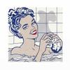 Roy Lichtenstein Prints Canvas Wall Art Cool Woman in Bath Poster Pop Funny Manga Style Paintings Abstract Artwork Picture Nordic Living Room Decor Cuadros de pared de Sala Unframed view 3