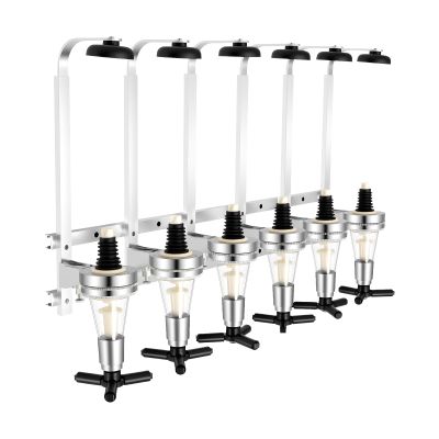 Gdrasuya10 Liquor Dispenser, 6 Bottle Wall Mounted Liquor Dispenser Bar Beer Wine Bottle Beverage Cabinet