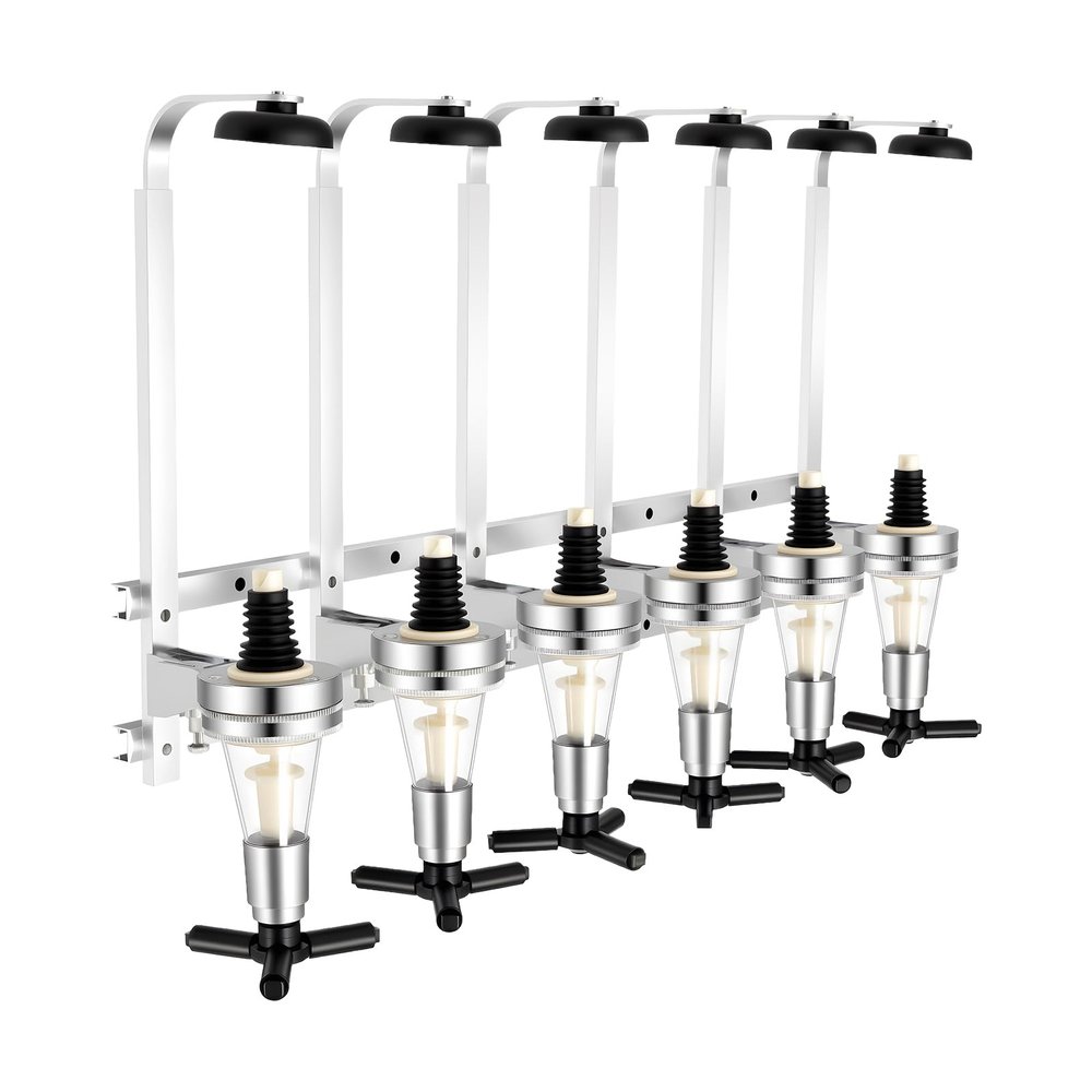 Gdrasuya10 Liquor Dispenser, 6 Bottle Wall Mounted Liquor Dispenser Bar Beer Wine Bottle Beverage Cabinet