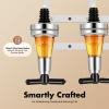 Gdrasuya10 Liquor Dispenser, 6 Bottle Wall Mounted Liquor Dispenser Bar Beer Wine Bottle Beverage Cabinet view 3