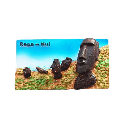 Easter Island Chile 3D Fridge Magnet Souvenir Gift,Handmade Home & Kitchen Decoration Chile Refrigerator Magnet Collection