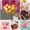Aluminum Foil Candy Wrappers - Chocolate Wrapping Paper 300pcs Wrapper Homemade Chocolate Bar DIY Packaging for Party Wedding Birthday Valentine Christmas Accessories Square 4Inch Gold view 2