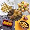 Aluminum Foil Candy Wrappers - Chocolate Wrapping Paper 300pcs Wrapper Homemade Chocolate Bar DIY Packaging for Party Wedding Birthday Valentine Christmas Accessories Square 4Inch Gold view 3