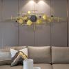 Daoyuan Metal Wall Decor,Modern Luxury Art Wall Sculpture Wall Decoration,Creative Handmade Wall Decoration Made of Metal,Iron Wall Decoration for Living Room Kitchen Bedroom Office view 1