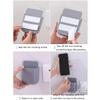 Abcsea 6 Pieces Mobile Phone/Remote Control Storage Boxes, Remote Control Holder Wall Mounted, Cellphone Stand Holder view 3