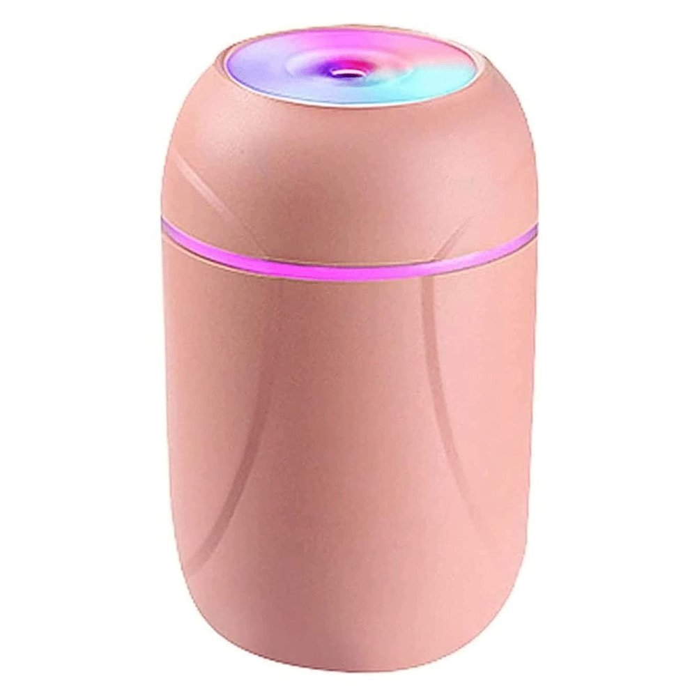 XIXIDIAN USB Small Humidifier, 300ml Small Humidifiers for Bedroom, Mist Humidifiers with Night Light, USB Car Humidifier, Plant Humidifier Indoor