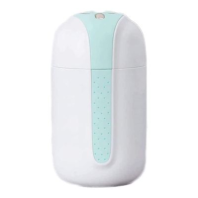 XIXIDIAN Small Humidifiers, 330ml Desk Humidifiers, Whisper-Quiet Operation, USB Car Humidifier for Bedroom, Babies Room, Office (Color : Green)
