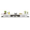 Floating Shelf Wall-Mounted TV Cabinet, Living Room, Recreation Room, Office Multimedia Storage Cabinet, Background Wall Decoration Shelf, Hanging Set-top Box Shelf/A / 100cm view 1