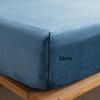 CFYCYHDZHT Comfortable Bed Sheet,Warm and Comfortable Crystal Velvet Box Spring Bed Mattress Protector, Hotel Homestay Solid Color Fitted Sheets Purple 180200cm+30cm view 4