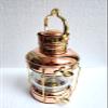 Vimal Nautical Golden Polish Cooper Nautical Antique Ship Boat Oil Lantern-Collectible Decorative Lamp -Maritime Red Glass Lantern-Boat Lamps view 2