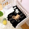 Anatomy of A Pug Blanket Throw, Educational Learning Blanket, Perfect Girl & Boy's Gift, Super Soft Lightweight Funny Animal Lover Blanket for Sofa Bed Travel 120"x90" XL for Family view 2