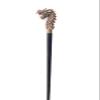 Vimal Nautical Brown Antique Black Wooden Wooden Walking Stick, Antique Dragon Aluminimue Handle Walking Stick Folding Wooden Aluminimue Walking Cane view 3
