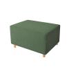 YSLJW Elastic Ottoman Stool Slipcover Jacquard Square Footstool Sofa Furniture Protector Covers (Color : Greentea, Size : Small) view 1