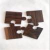 Personalized Engraved Puzzle Boards Set Of 4,Wine Glass Holder,Wooden Tapas Tray,Snack Tray,Hostess Gift,Serving Board,Puzzle Pieces,Wine Gifts,Charcuterie view 3
