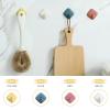 PINKG 8pcs Coloful Adhesive Hooks Heavy Duty Wall Hooks Towel Waterproof Hooks for Hanging Coat, Towels, Hats, Keys, Shower, Kitchen, Living Room, Depot view 2