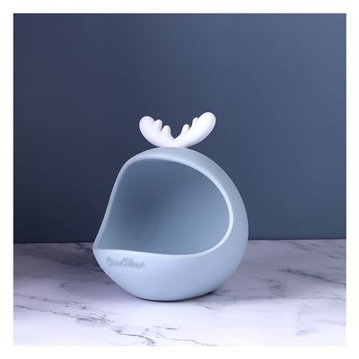 NABEIM Table Top Decorations, Key Tray for Entryway Table, Valet Tray Resin Catchall Jewelry Tray Box Bedside Tray Key Phone Coin Change Watches and Candy Holder Sundries Entryway Tray (Color : Blue)
