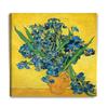 DECORARTS - Irises Vase Flower. Vincent Van Gogh Art Reproduction. Giclee Print on Canvas. Wall Art for Home. 40x32 view 1