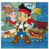 Jake and the Neverland Pirates Birthday Party Supplies Bundle for 16 includes 32 Napkins, 1 Table Cover, 1 Centerpiece, 1 Banner, 16 Party Invitations, 16 Loot Bags, 1 Award Ribbon, 1 Dinosaur Sticker view 2