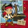 Jake and the Neverland Pirates Birthday Party Supplies Bundle for 16 includes 32 Napkins, 1 Table Cover, 1 Centerpiece, 1 Banner, 16 Party Invitations, 16 Loot Bags, 1 Award Ribbon, 1 Dinosaur Sticker view 3