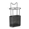 Umbrella Rack Black and Gold Umbrella Stand, Metal Wrought Iron Umbrella Holder, Entrance Umbrella/Stick Storage Rack, with Hook and Drip Tray (Color : Black) view 1