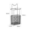 Umbrella Rack Metal Wrought Iron Umbrella Stand, Long/Short Umbrella Storage Rack, with Hook and Drip Tray, Easy to Clean, Black and Gold (Color : Black) view 2