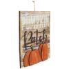 12" Pumpkin Patch Fall Harvest Wooden Wall Sign view 3
