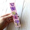 Butterfly Mezuzah, Children's Judaica, Scroll Case for Girl's Room, Baby Naming Gift (Add Kosher Scroll) view 2