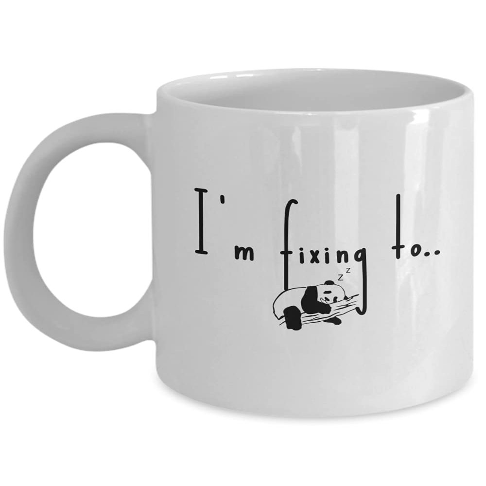 11 oz I'm Fixing To Coffee Mug, Panda Animal Lover Mug
