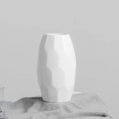 Vases for Decor Vase Mouth Design Decoration Styles Exquisite Shape Bottle Sturdy Body Home Look Ceramic Jar (Color:Pink,Size:820cm) (Color : Blue, Size : 7.5x25cm)