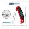 SMSOM Digital Meat Thermometer, Digital Instant Read Meat Thermometer for Grilling BBQ Smoker Kitchen Food Cooking, Thermometer for Oil Deep Fry Candy Thermometer view 4
