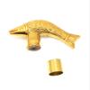 Vimal Nautical Fish Handle only Antique Style Victorian Wooden Walking Stick Cane Gift for Your Lover 100% Pure Metal Solid Brass view 1