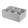 JEJ Astage Storage Box, Desk Tote, Desk Organizer, Stackable, Made in Japan, Light Gray, Width 10.2 x Depth 7.4 x Height 5.7 inches (26 x 18.8 x 14.5 cm) view 1