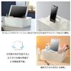 JEJ Astage Storage Box, Desk Tote, Desk Organizer, Stackable, Made in Japan, Light Gray, Width 10.2 x Depth 7.4 x Height 5.7 inches (26 x 18.8 x 14.5 cm) view 3
