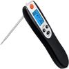 SMSOM Digital Meat Thermometer for Cooking, Instant Read Cooking Thermometer, Digital Food Thermometer for Kitchen, Outdoor Cooking, Grilling and BBQ (Black) view 1
