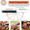 SMSOM Digital Meat Thermometer for Cooking, Instant Read Cooking Thermometer, Digital Food Thermometer for Kitchen, Outdoor Cooking, Grilling and BBQ (Black) view 3