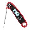 SMSOM Digital Meat Thermometer, Instant Read Meat Thermometer for Grill and Cooking, Waterproof, Backlight & Calibration, Food Thermometer for Kitchen, Outdoor Grilling and BBQ - Red view 1