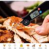 SMSOM Meat Thermometers for Grilling, Kitchen Food Cooking Thermometer, 3s Ultra Fast Instant Read Digital Food Thermometer for Cooking BBQ Candy Milk, Black view 2