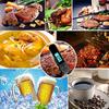 SMSOM Meat Thermometer, Instant Read Meat Thermometer for Grill and Cooking, Waterproof, Backlight & Calibration, Digital Food Thermometer for Kitchen, Outdoor Grilling and BBQ view 2