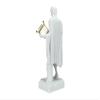 Apollo with Lyre Greek Roman God Cast Marble Statue Sculpture Home Dcor view 4