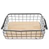 Cabilock 1pc Storage Basket with Handles Versatile Kitchen Organizer for Fruits Snacks and Home Design view 1