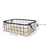 Cabilock 1pc Storage Basket with Handles Versatile Kitchen Organizer for Fruits Snacks and Home Design view 2