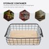 Cabilock 1pc Storage Basket with Handles Versatile Kitchen Organizer for Fruits Snacks and Home Design view 4