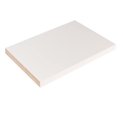 Cabinet Shelf Melamine 3/4'', Custom, Cut to Size. (20'' Depth, 33'' Length)
