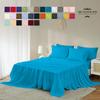 Grand King Size 4-Piece Sheet Set - Hotel Luxury 400-Thread-Count Egyptian Cotton Extra Soft Bed Sheets - Deep Pocket fits up to 7-9 inch Mattress (Solid, Turquoise) view 2
