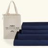 Grand King Size 4-Piece Sheet Set - Luxurious 600-Thread-Count Egyptian Cotton Bedding Sheets & Pillowcases - Bed Sheets - Deep Pocket fits up to 10-12 inch Mattress (Solid, Navy Blue) view 1