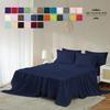 Grand King Size 4-Piece Sheet Set - Luxurious 600-Thread-Count Egyptian Cotton Bedding Sheets & Pillowcases - Bed Sheets - Deep Pocket fits up to 10-12 inch Mattress (Solid, Navy Blue) view 2