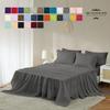 Grand King Size 4-Piece Sheet Set - Luxurious 600-Thread-Count Egyptian Cotton Bedding Sheets & Pillowcases - Bed Sheets - Deep Pocket fits up to 10-12 inch Mattress (Solid, Grey) view 2