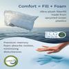 ViscoSoft 3 Inch Pillow Top Memory Foam Mattress Topper Twin - Cooling Hybrid Lux Dual Layer Mattress Pad - CertiPUR Certified view 4