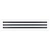 BUILDMART - 28x6 Modern AC Vent Cover - Decorative White Aluminum Air Vent - Standard Linear Slot Diffuser - Heating and Cooling Register Grille for Ceiling, Walls & Floors - Texas Buildmart view 1